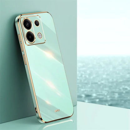 XINLI For Xiaomi Redmi Note 13 Pro 5G / Poco X6 5G Back Case Electroplating TPU Anti-scratch Phone Cover