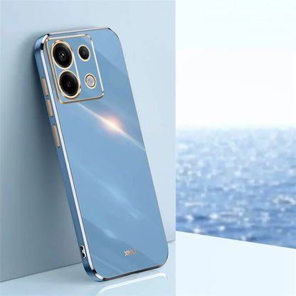XINLI For Xiaomi Redmi Note 13 Pro 5G / Poco X6 5G Back Case Electroplating TPU Anti-scratch Phone Cover