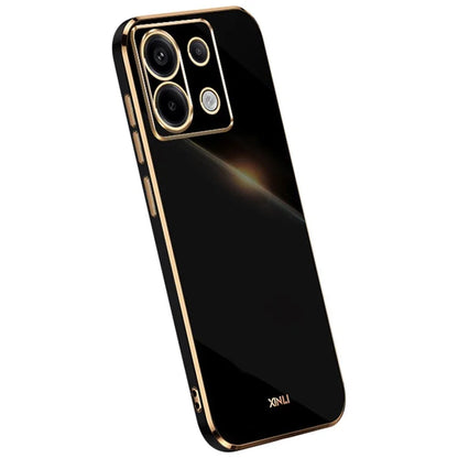 XINLI For Xiaomi Redmi Note 13 Pro 5G / Poco X6 5G Back Case Electroplating TPU Anti-scratch Phone Cover
