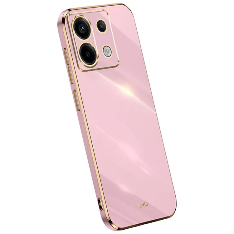 XINLI For Xiaomi Redmi Note 13 Pro 5G / Poco X6 5G Back Case Electroplating TPU Anti-scratch Phone Cover