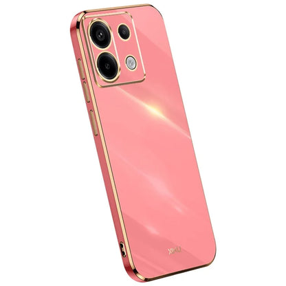 XINLI For Xiaomi Redmi Note 13 Pro 5G / Poco X6 5G Back Case Electroplating TPU Anti-scratch Phone Cover