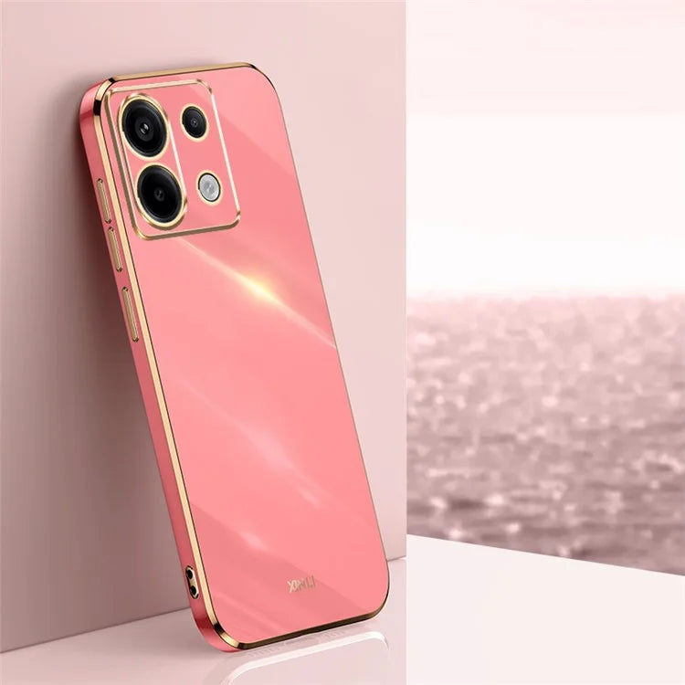 XINLI For Xiaomi Redmi Note 13 Pro 5G / Poco X6 5G Back Case Electroplating TPU Anti-scratch Phone Cover
