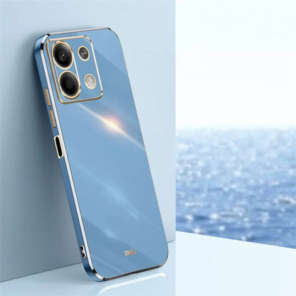 XINLI For Xiaomi Redmi Note 13 5G Case Electroplating TPU Shockproof Phone Cover Protector