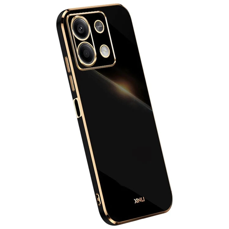 XINLI For Xiaomi Redmi Note 13 5G Case Electroplating TPU Shockproof Phone Cover Protector