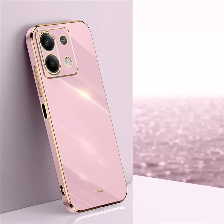 XINLI For Xiaomi Redmi Note 13 5G Case Electroplating TPU Shockproof Phone Cover Protector