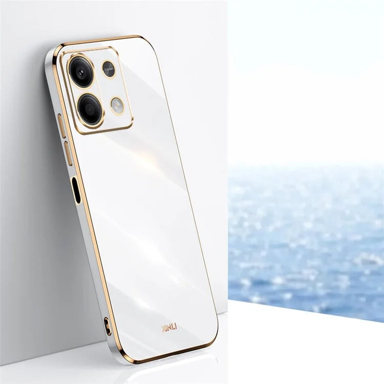 XINLI For Xiaomi Redmi Note 13 5G Case Electroplating TPU Shockproof Phone Cover Protector