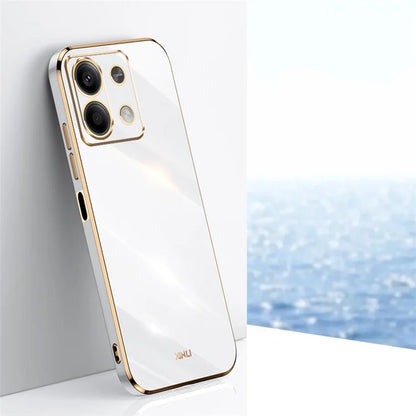 XINLI For Xiaomi Redmi Note 13 5G Case Electroplating TPU Shockproof Phone Cover Protector