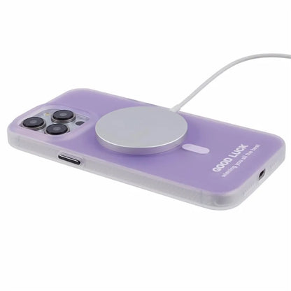 PP Series for iPhone 13 Pro IMD Phone Cover Magnetic Wireless Charging Case Metal Buttons