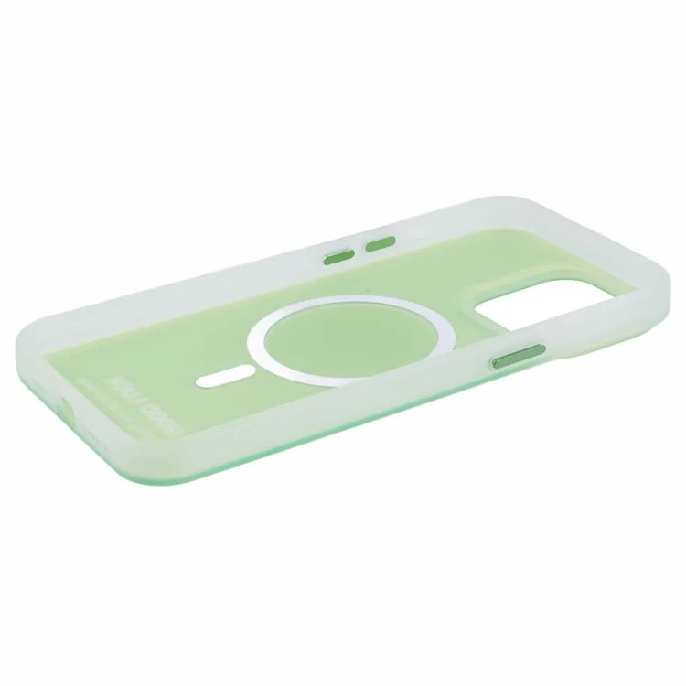 PP Series for iPhone 13 Pro IMD Phone Cover Magnetic Wireless Charging Case Metal Buttons