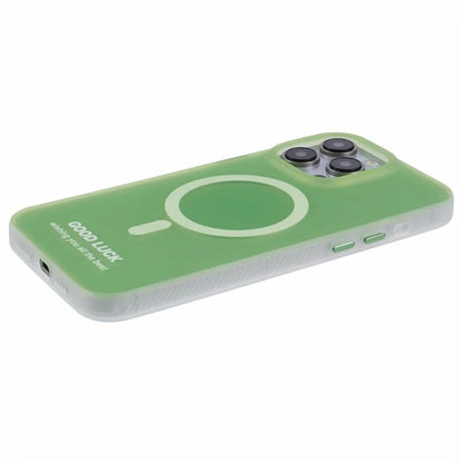 PP Series for iPhone 13 Pro IMD Phone Cover Magnetic Wireless Charging Case Metal Buttons