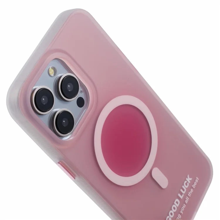 PP Series for iPhone 13 Pro IMD Phone Cover Magnetic Wireless Charging Case Metal Buttons
