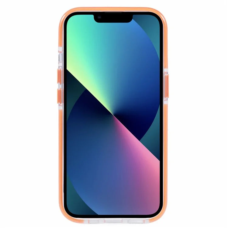 AR Series for iPhone 13 Phone Case TPU + Acrylic Phone Cover Colorful Frame