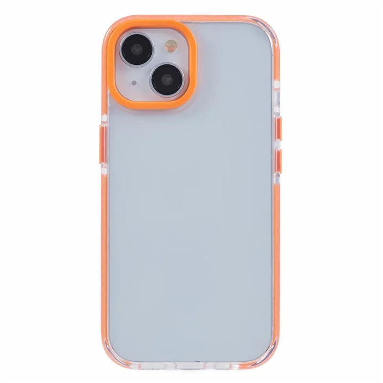 AR Series for iPhone 13 Phone Case TPU + Acrylic Phone Cover Colorful Frame
