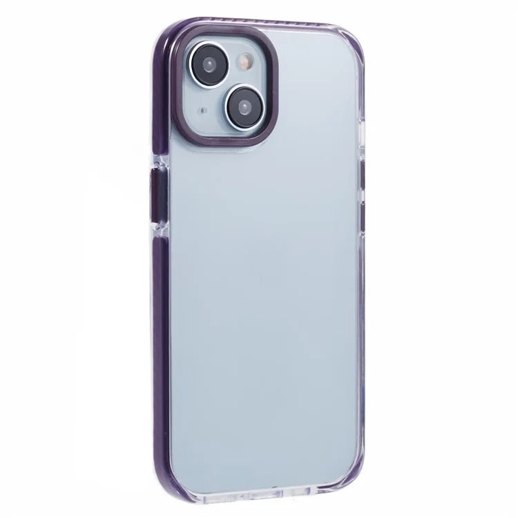 AR Series for iPhone 13 Phone Case TPU + Acrylic Phone Cover Colorful Frame