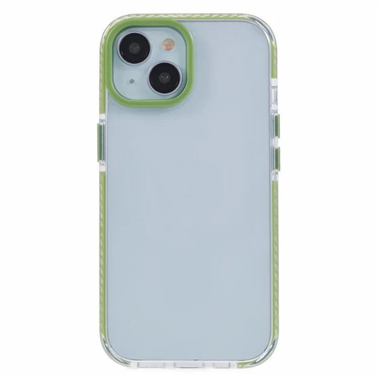 AR Series for iPhone 13 Phone Case TPU + Acrylic Phone Cover Colorful Frame