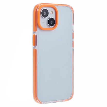 AR Series for iPhone 15 Plus Phone Case Colorful TPU Frame Acrylic Back Phone Cover