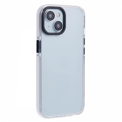 AR Series for iPhone 15 Plus Phone Case Colorful TPU Frame Acrylic Back Phone Cover