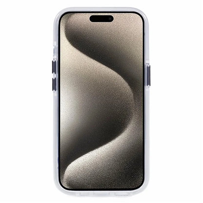 AR Series for iPhone 15 Plus Phone Case Colorful TPU Frame Acrylic Back Phone Cover
