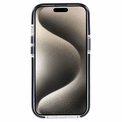 AR Series for iPhone 15 Plus Phone Case Colorful TPU Frame Acrylic Back Phone Cover
