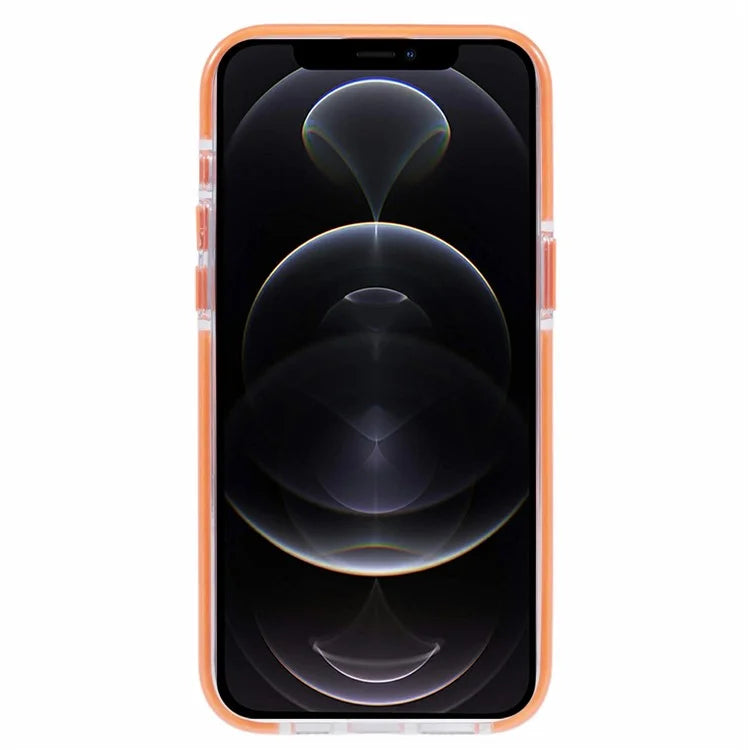 AR Series for iPhone 12 Pro Max Case TPU Frame Acrylic Back Cover Drop-proof Protection