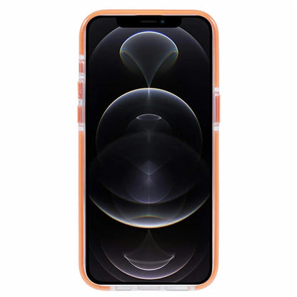 AR Series for iPhone 12 Pro Max Case TPU Frame Acrylic Back Cover Drop-proof Protection