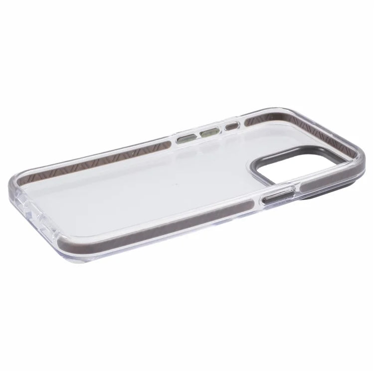 AR Series for iPhone 12 Pro Max Case TPU Frame Acrylic Back Cover Drop-proof Protection