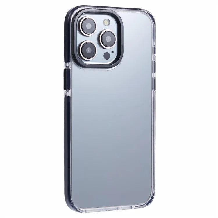AR Series for iPhone 12 Pro Max Case TPU Frame Acrylic Back Cover Drop-proof Protection
