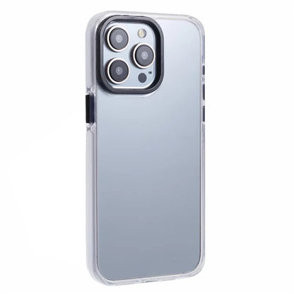 AR Series for iPhone 12 Pro Max Case TPU Frame Acrylic Back Cover Drop-proof Protection