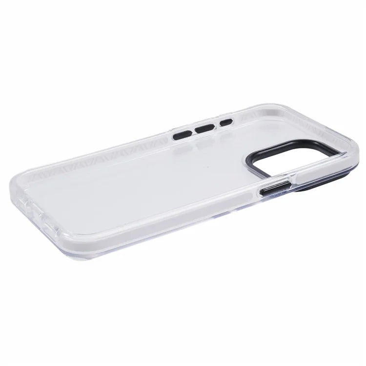 AR Series for iPhone 12 Pro Max Case TPU Frame Acrylic Back Cover Drop-proof Protection