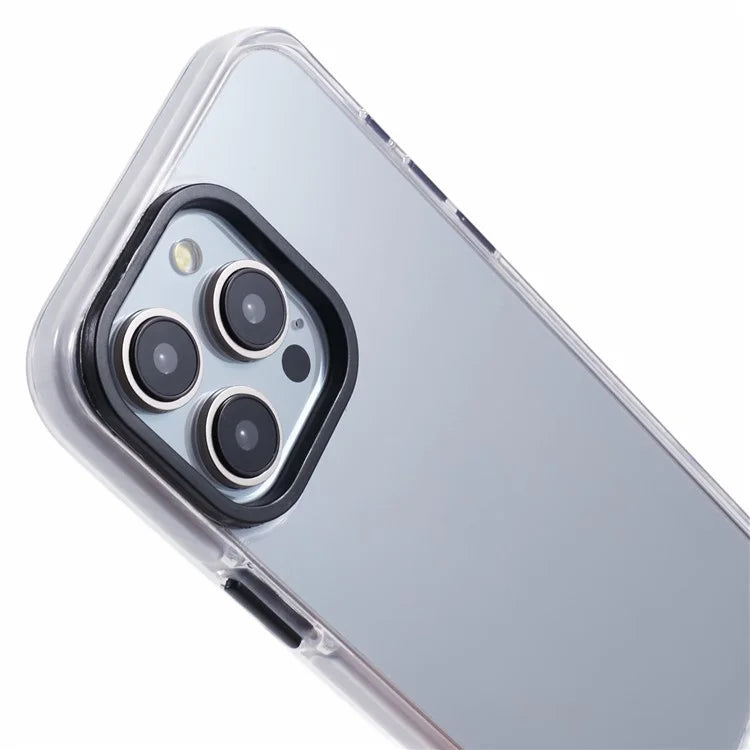 AR Series for iPhone 12 Pro Max Case TPU Frame Acrylic Back Cover Drop-proof Protection