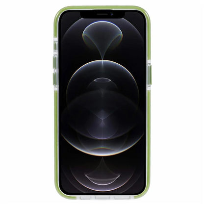 AR Series for iPhone 12 Pro Max Case TPU Frame Acrylic Back Cover Drop-proof Protection