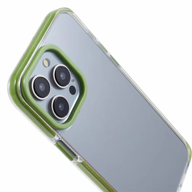 AR Series for iPhone 12 Pro Max Case TPU Frame Acrylic Back Cover Drop-proof Protection