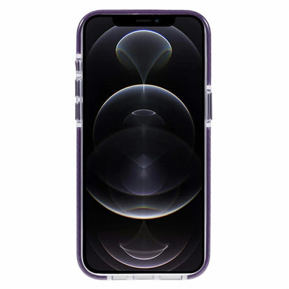 AR Series for iPhone 12 Pro Max Case TPU Frame Acrylic Back Cover Drop-proof Protection