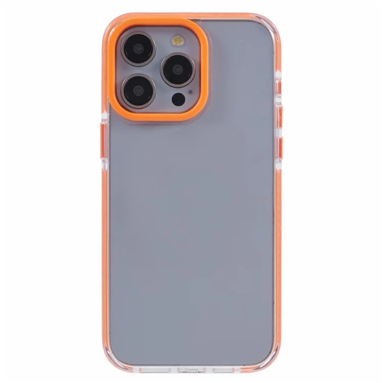 AR Series for iPhone 14 Pro Max Case TPU Frame Acrylic Back Anti-drop Cover