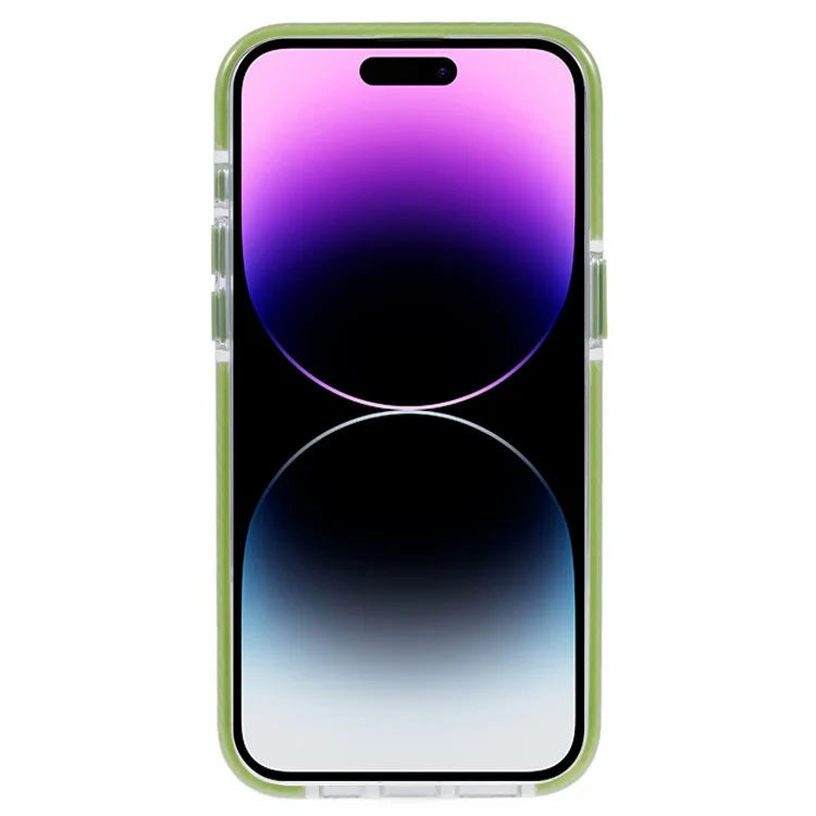 AR Series for iPhone 14 Pro Max Case TPU Frame Acrylic Back Anti-drop Cover