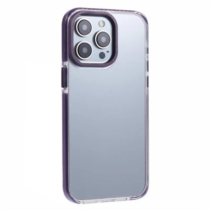 AR Series for iPhone 14 Pro Max Case TPU Frame Acrylic Back Anti-drop Cover