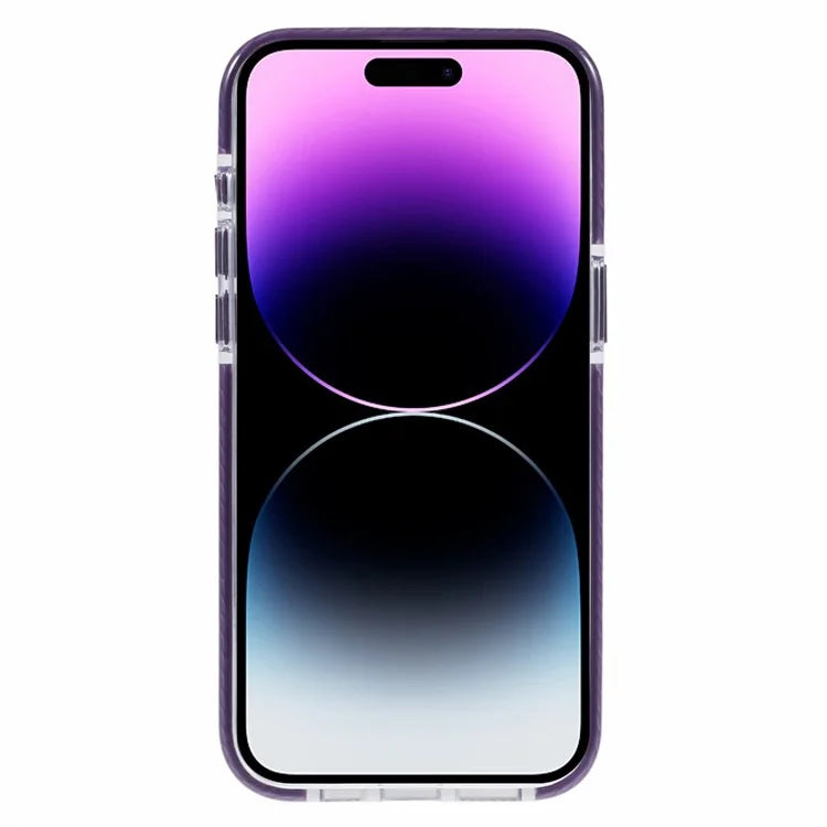 AR Series for iPhone 14 Pro Max Case TPU Frame Acrylic Back Anti-drop Cover
