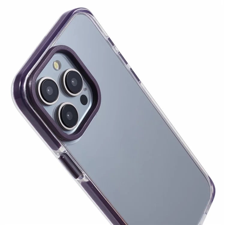AR Series for iPhone 14 Pro Max Case TPU Frame Acrylic Back Anti-drop Cover