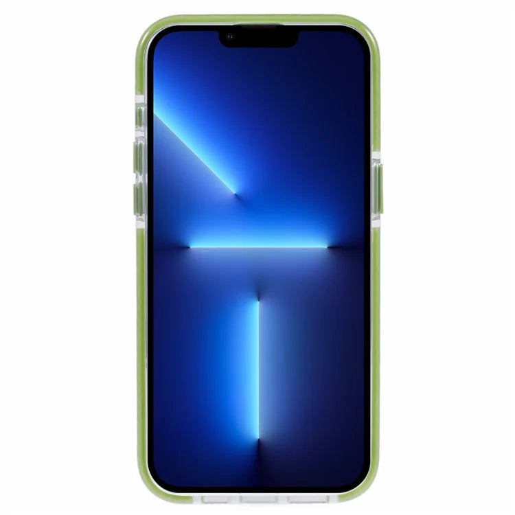 AR Series for iPhone 13 Pro Acrylic Back Case Colorful TPU Frame Phone Cover