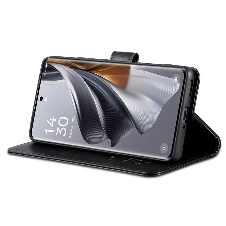 AZNS For Oppo Find X7 Ultra Leather Case Flip Wallet Phone Stand Shockproof Cover