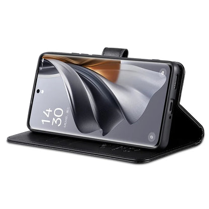 AZNS For Oppo Find X7 Ultra Leather Case Flip Wallet Phone Stand Shockproof Cover