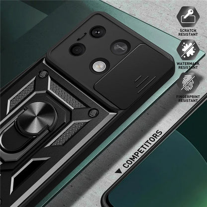 For Xiaomi Redmi Note 13 5G Phone Case Slide Lens Protection Shockproof Cover