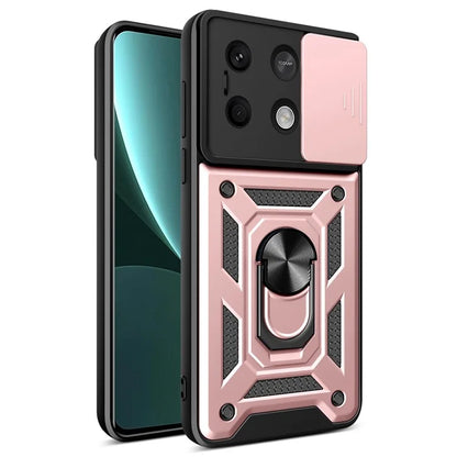 For Xiaomi Redmi Note 13 5G Phone Case Slide Lens Protection Shockproof Cover