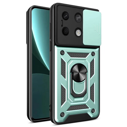For Xiaomi Redmi Note 13 5G Phone Case Slide Lens Protection Shockproof Cover