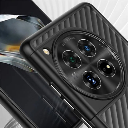 For OnePlus 12 5G Case Twill Stripe PC + TPU Protective Phone Cover
