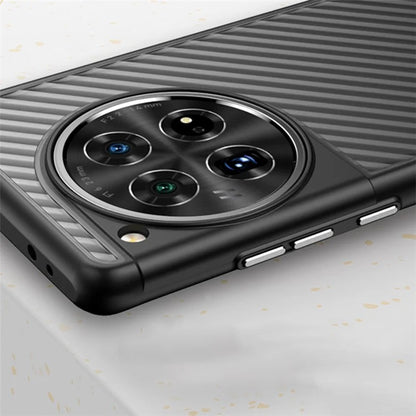 For OnePlus 12 5G Case Twill Stripe PC + TPU Protective Phone Cover