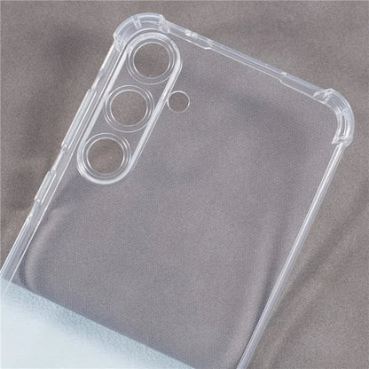For Samsung Galaxy A55 5G Case Transparent Phone Cover Four Corner Airbags