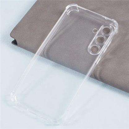 For Samsung Galaxy A55 5G Clear Case Flexible TPU Smart Phone Cover