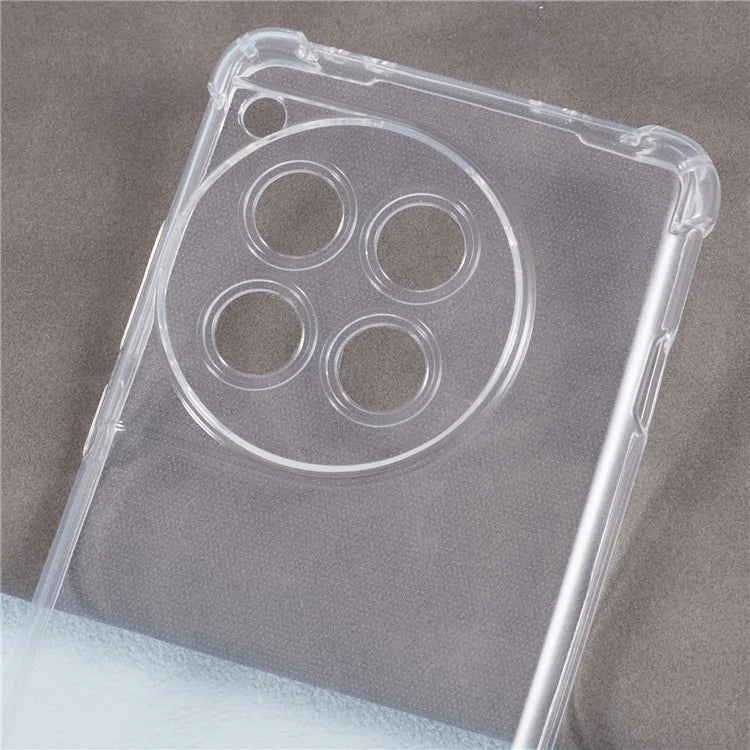 For OnePlus 12 5G TPU Case Clear Reinforced Four Corner Phone Back Shell