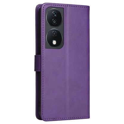 KT Leather Series-2 for Honor X7b 4G Leather Phone Case Solid Color Shockproof Cover